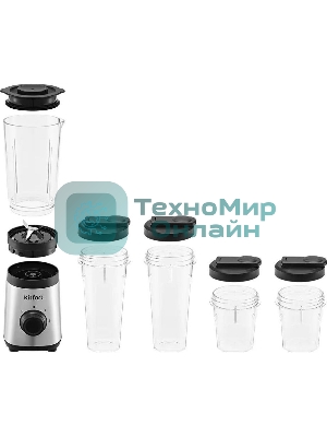 Блендер стационарный Kitfort КТ-3570 305Вт нержавеющая сталь/черный