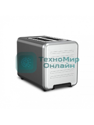 Тостер BQ T4002, 850 Вт, 7 степеней поджаривания, стальной/черный