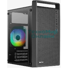 Компьютерный корпус MiniTower Aerocool/Formula CS-109-G-BK-v1 (mATX, USB3x1, USB2x2, 120мм RGb fan, без БП) (4711099472376)