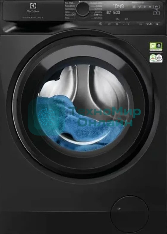 Стиральная машина Electrolux EW8FG5602CDE черная, загрузка фронтальная 11кг, 1600 об/мин., класс: A