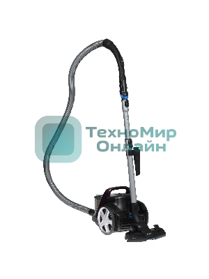 Пылесос Philips FC9571/01 черный/фиолетовый, 410/1900 Вт, уборка сухая, пылесборник контейнер 1.5 л