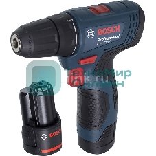 Дрель-шуруповерт Bosch GSR-120, 12 В, 2 Ач, 30 Нм, щеточный