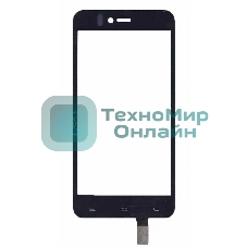 Сенсорное стекло (тачскрин) для Fly IQ YZ-CTP467(GN C620)-FPC, черное