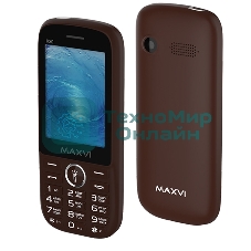 Мобильный телефон Maxvi K20 кофейный