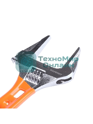 Ключ разводной Patriot SAW 155, Cr-V, тонкие губки, укороченная рукоять, 155 мм, зев 41 мм