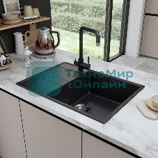 Кухонная мойка Maunfeld Lacrima 700 MFQS-700B черный