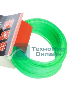 Леска PATRIOT D 2,0 мм L 12 м (звезда, зеленая) 200-12-3, картонный подвес