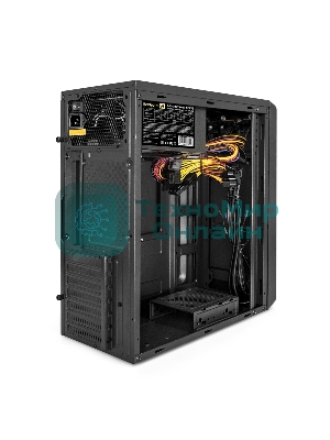 Компьютерный корпус Miditower ExeGate XP-332UC-UNS450 (ATX, БП UNS450 с вент. 12см, 2хUSB 3.0/1хTypeC, аудио, черный)