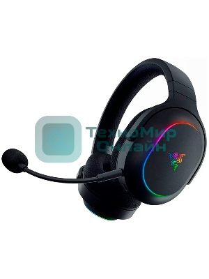 Гарнитура Razer Barracuda X Chroma чёрный, беспроводная, радиоканал, до 70 ч, съёмный микрофон, подсветка