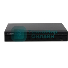 Видеорегистратор IP 16-канальный DAHUA 4K и H.265+. Входящий поток до 160 Мбит/с; сжатие: H.265+, H.265, H.264+, H.264; разрешение записи до 12Мп; накопители: 1 SATA III до 20Тбайт; воспроизведение: 8к