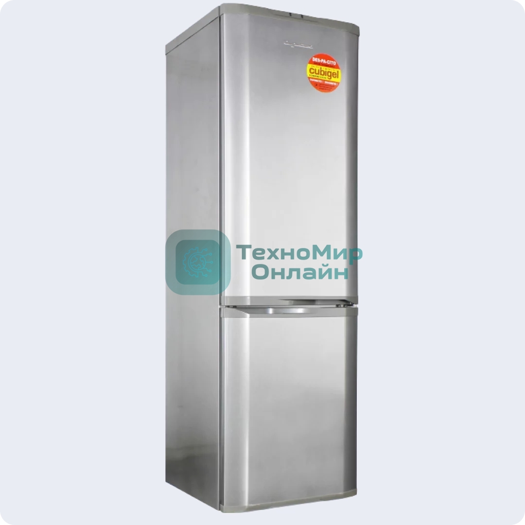 Холодильник ОРСК 175 MI металлик двухкамерный 245/120л морозилка снизу