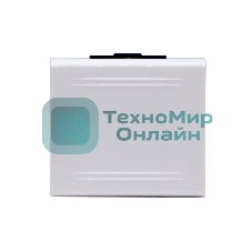 Выключатель 1-кл. 2мод. СП VIVA 16А IP20 белый ДКС 45021