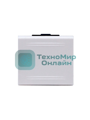 Выключатель 1-кл. 2мод. СП VIVA 16А IP20 белый ДКС 45021