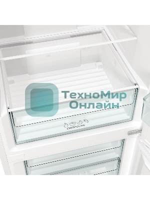 Холодильник Gorenje NRK619EEW4 белый двухкамерный 203/99л морозилка снизу, No Frost
