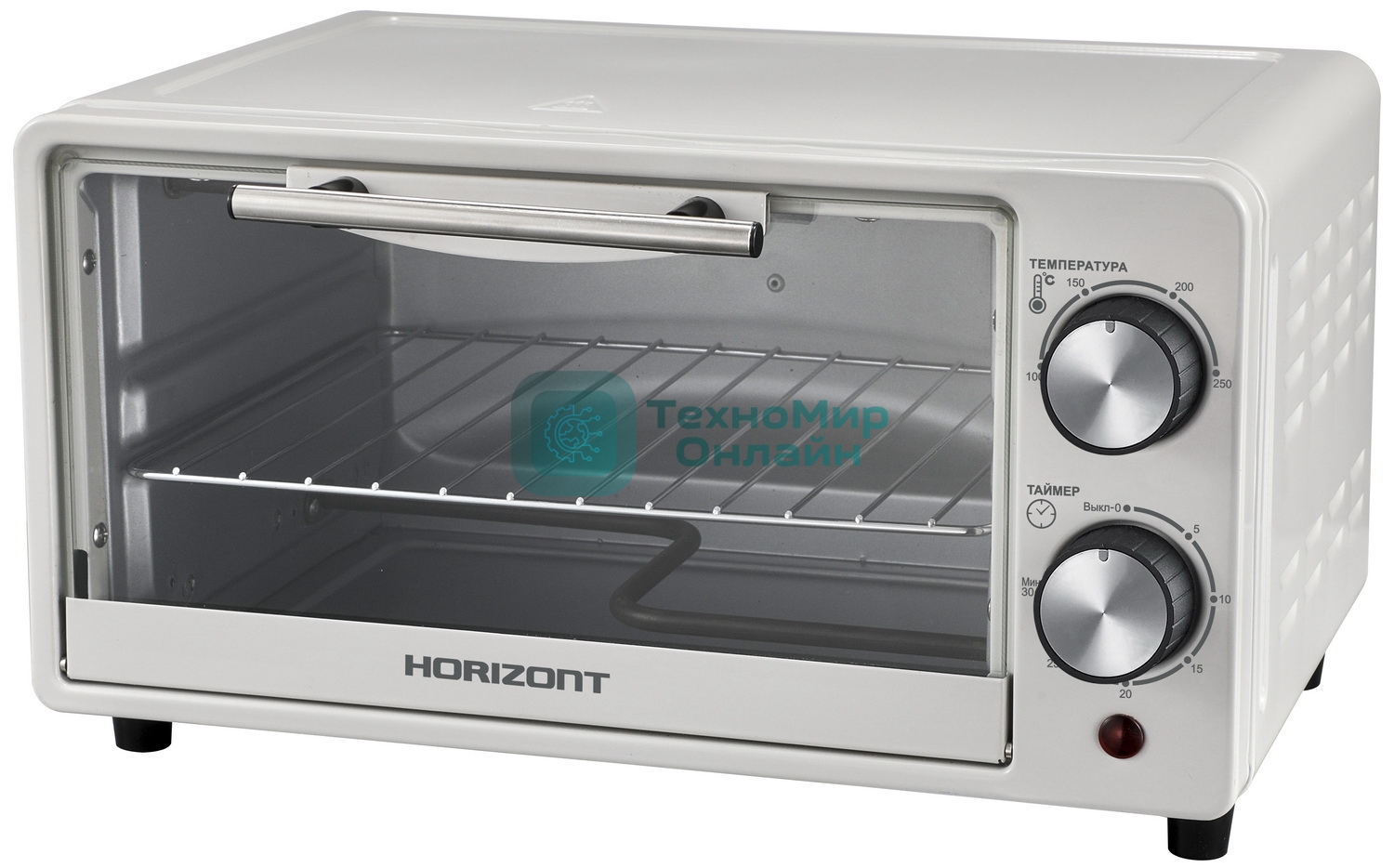 Мини-печь Horizont MO-0904W 800 Вт, 9 л, белый