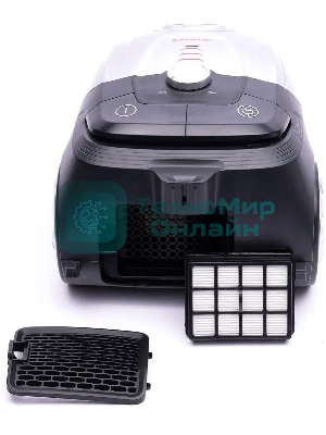 Пылесос Sharp ECJB19RS серебристый, 350/1900 Вт, уборка сухая, пылесборник мешок 2.3 л