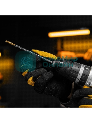 Сверло спиральное по металлу Denzel 5 х 132 мм, Р6М5, Golden Tip, удлиненное