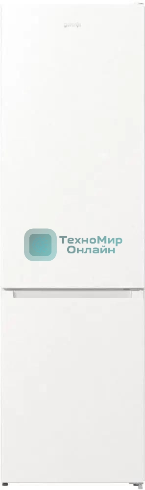 Холодильник Gorenje NRK6201EW4 белый двухкамерный 235/96 л морозилка снизу, No Frost
