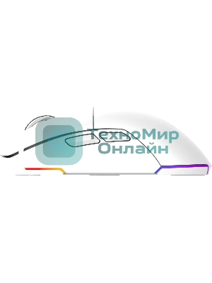 Мышь беспроводная Oklick 900GMW белый, 26000 dpi, радиоканал, Bluetooth, USB, кнопки - 6