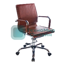 Кресло Бюрократ CH-993-Low/Brown коричневый, экокожа