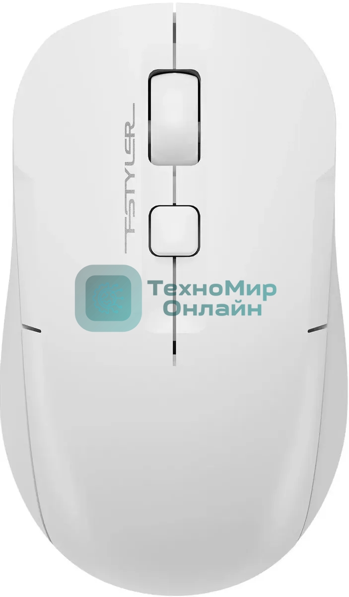 Мышь беспроводная A4Tech Fstyler FG16CS Air белый, 2000 dpi, радиоканал, USB, кнопки - 3