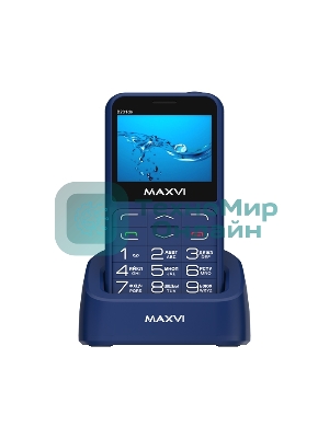Мобильный телефон Maxvi B231ds синий