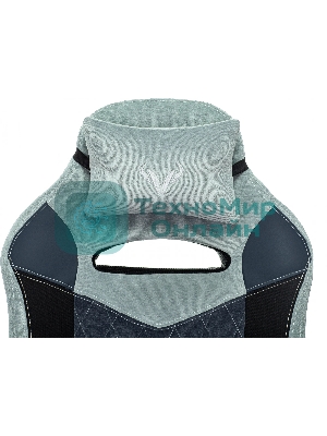 Кресло Бюрократ VIKING 6 KNIGHT BL FABRIC синий, ткань, 120 кг, механизм качания