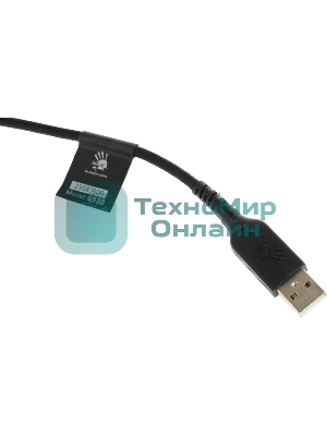 Гарнитура Bloody G535 чёрный/серебристый, проводная, подсветка