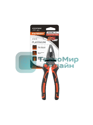 Пассатижи PATRIOT Platinum CPP-160L усиленные, Cr-V сталь, 160 мм
