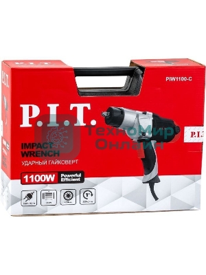 Гайковерт P.I.T. PIW1100-C 1100Вт патрон:быстрозажимной (кейс в комплекте)