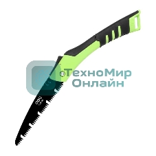 Садовая пила складная Deli DL6006 180мм, сталь 65MN, шаг зубьев 7 TPI, обрезиненая ручка, шлифовка зубов с 3-х сторон, двухрядное распределение кромок