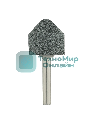 Шарошка абразивная Denzel конус, для дрели, 25 x 25 мм, хвостовик d6 мм, 63С