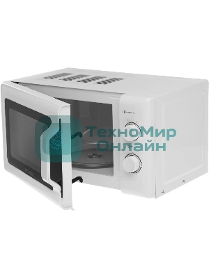 Микроволновая печь Hyundai HYM-M2051 белый, 20 л, 700 Вт, переключатели - поворотный механизм
