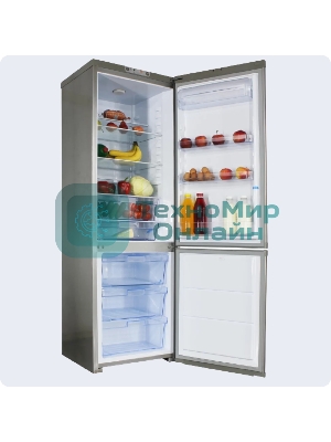 Холодильник ОРСК 175 MI металлик двухкамерный 245/120л морозилка снизу
