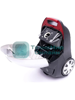 Пылесос Sharp ECJB19RS серебристый, 350/1900 Вт, уборка сухая, пылесборник мешок 2.3 л