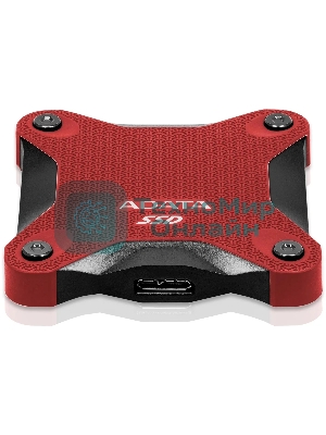 Внешний SSD ADATA SD620, 512Gb, USB 3.2 Gen 2 Type-A, R/W 520/460, красный