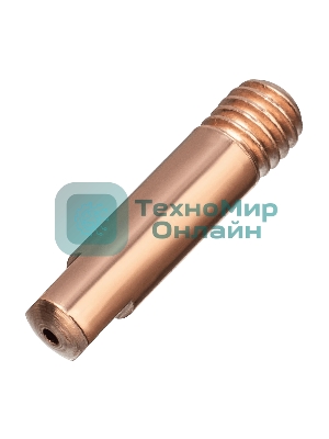 Токосъемный наконечник под проволоку Denzel 1,2 мм, М5х24, E-CU, 20 шт для MIG горелки тип 15