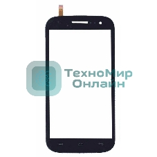 Сенсорное стекло (тачскрин) для Fly IQ451 Quattro Vista, черное