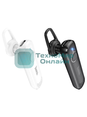 Моно-гарнитура Hoco E63 черный, внутриканальный (моно), Bluetooth 5.0, заушное крепление, до 10 ч