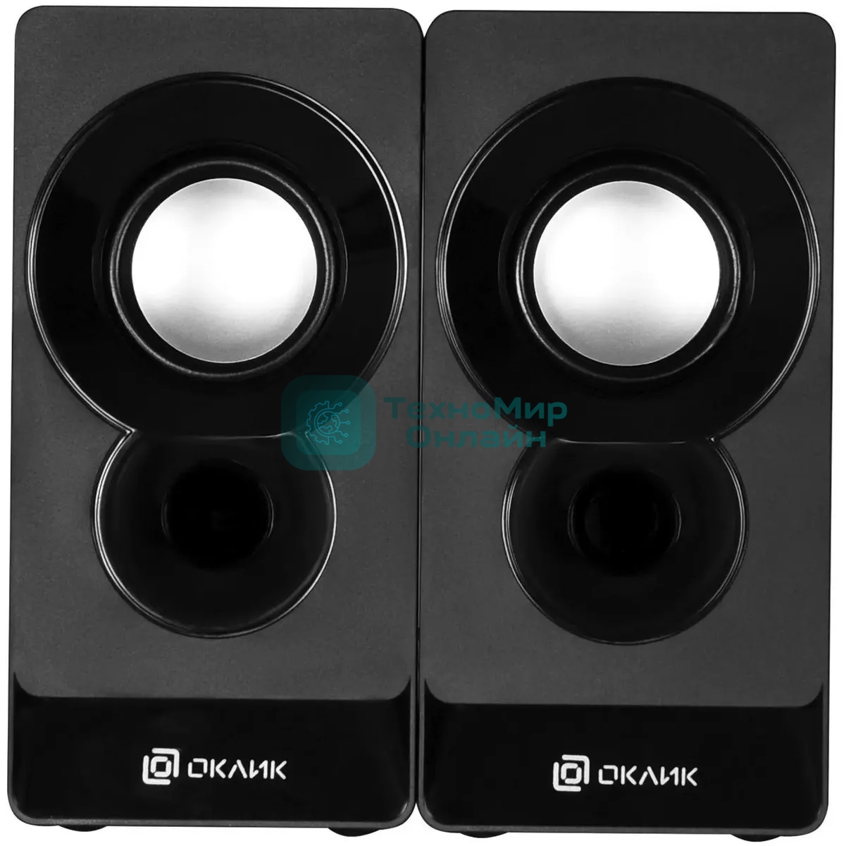 Акустическая система Oklick OK-165 2.0 черный 6Вт