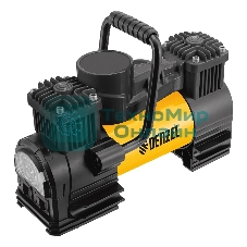 Компрессор автомобильный Denzel AC-75, 12 В, 10 атм., 75 л/мин, LED