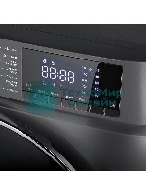 Стиральная машина Maunfeld MFWM127ISB02 графит, загрузка фронтальная 7кг, 1200 об/мин., класс: A+++