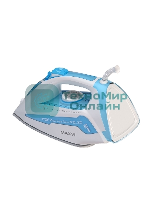 Утюг Maxvi SI2202 белый/голубой