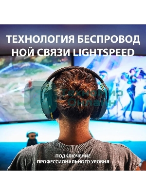 Гарнитура беспроводная Logitech Headset G435 LIGHTSPEED Wireless Gaming черный- Retail