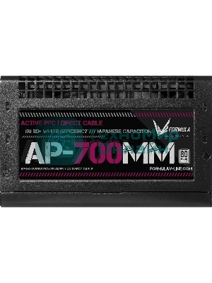 Блок питания Aerocool/Formula V Line AP-700MM, 700W, APFC, 80 PLUS, 12cm Fan