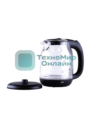 Чайник электрический BQ KT1833G черный/стальной, 2200 Вт, 1.7 л