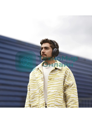 Беспроводные/проводные наушники Sennheiser Momentum 4 Wireless черный, полноразмерные, Bluetooth + Jack 3.5 мм, активное шумоподавление, до 60 ч