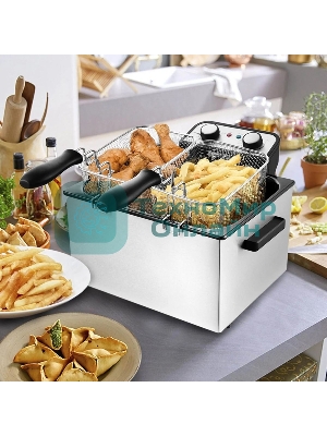 Фритюрница Kitfort КТ-2025 3270Вт черный/серебристый