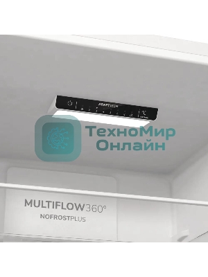 Холодильник Gorenje NRK6201PW4 белый двухкамерный 235/96л морозилка снизу, No Frost