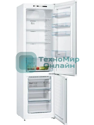 Холодильник Bosch KGN39UW30U белый двухкамерный 279/87л морозилка снизу, No Frost